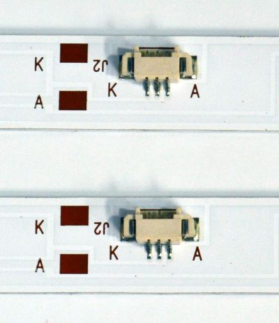 KIT DE LEDS ORIGINAL PARA TV VIZIO 2 PIEZAS / NUMERO DE PARTE 30332006009D / LED32D06-ZC62AG-04D / 240710BB08 / 32000M23 / DISPLAY V320BJ9-Q01 REV.C1 / MODELO VHD32M-0810 / VHD32M-0810 LMC1U1LA - Imagen 4