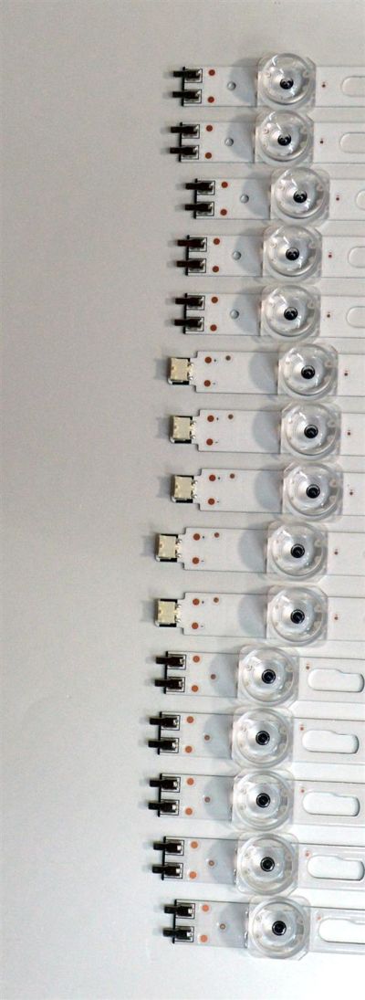 KIT DE LEDS ORIGINAL PARA TV SAMSUNG 15 PIEZAS / NUMERO DE PARTE  BN96-60397A / BN96-60396A / BN96-60395A / JL.D850J1330-408AL-M_V09 7.0 / JL.D850J1330-408AR-M_V09 7.0 / PANEL CY-TF085HGAV1H / DISPLAY T850QVN04.2 / MODELO UN85U8000FBXZA AB01 - Imagen 2