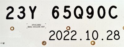 KIT DE LEDS ORIGINAL PARA TV SAMSUNG 8 PIEZAS / NUMERO DE PARTE BN97-21329A / BN41-03119A / BN41-03119 / 21329A / BN41-03119A-KBT / DFVC2421 / 23Y 65Q90C / PANEL CY-TD065RMAV2H / DISPLAY T650QVN08.T / BN96-57566A / MODELO QN65QN90D / QN65QN90DDFXZA AB01 - Imagen 3