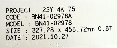 KIT DE LEDS ORIGINAL PARA TV SAMSUNG 10 PIEZAS / NUMERO DE PARTE BN97-20531A / BN41-02978A / BN41-02978 / BN41-02978A-000 / DFVC2220 / 22Y 4K 75 / PANEL CY-TC075MEV1H / MODELO QN75QN85CAFXZA / QN75QN85CAFXZA BA01 / QN75QN90CAFXZA / QN75QN90CAFXZA BD02 - Imagen 5