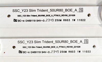 KIT DE LEDS ORIGINAL PARA TV LG 6 PIEZAS / NUMERO DE PARTE EAV65058501 / SSC_Y23 SLIM TRIDENT_50UR80_BOE_A_S / SSC_Y23 SLIM TRIDENT_50UR80_BOE_A_PTN0.5_REV00_221028 / BOE500N2 / PANEL NC500TQG-VBKHA / DISPLAY HF500QUB-F2D / MODELO 50UR8000AUA.BUSFLJM - Imagen 4