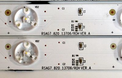 KIT DE LEDS ORIGINAL PARA TV HISENSE 32 PIEZAS / NUMERO DE PARTE BK75E7KA / CRH-BK75E7KA3030T321636W-REV1.2 / HD750H3U62-TALDKCM2B1 / 2023063002 / RSAG7.820.13706/ROH VER.A / 24087X / 27904200 / PANEL HD750H3U73-T0LN / DISPLAY HV750QUB-E94 / MODELO 75U75N - Imagen 3