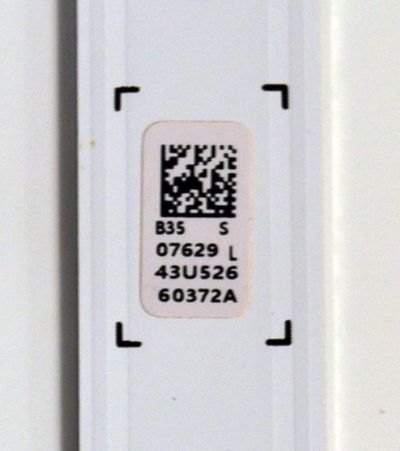 KIT DE LEDS ORIGINAL PARA TV SAMSUNG 2 PIEZAS / NUMERO DE PARTE BN96-60372A / V5F8-430SM0-R / 60372A / HBH-H1 / PANEL CY-BF043HGNV3H / DISPLAY V430DJ1-Q01 4E7 / BN96-59942A / MODELO UN43U8000FBXZA / UN43U8000FBXZA DD02 - Imagen 2