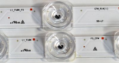 KIT DE LEDS ORIGINAL PARA TV SAMSUNG 4 PIEZAS / NUMERO DE PARTE BN96-60377A / BN96-60376A / LM41-01198A / LM41-01199A / L1_FU8K_F5 / CFM_R14(1) /R1.0_YBD_100_6Pi / L1_FU8K / L13(1)_R1.0 / 60377A / 60376A / PANEL CY-BF065HGSV7H / MODELO UN65U8000FDXZA - Imagen 5