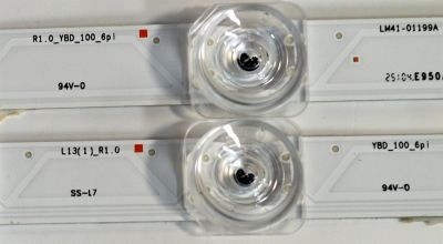 KIT DE LEDS ORIGINAL PARA TV SAMSUNG 4 PIEZAS / NUMERO DE PARTE BN96-60377A / BN96-60376A / LM41-01198A / LM41-01199A / L1_FU8K_F5 / CFM_R14(1) /R1.0_YBD_100_6Pi / L1_FU8K / L13(1)_R1.0 / 60377A / 60376A / PANEL CY-BF065HGSV7H / MODELO UN65U8000FDXZA - Imagen 6