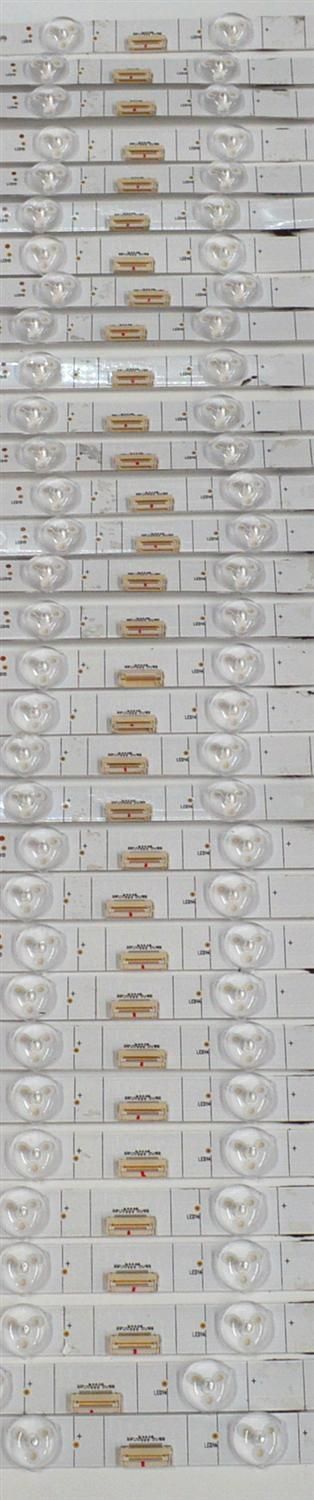 KIT DE LEDS ORIGINAL PARA TV HISENSE 32 PIEZAS / NUMERO DE PARTE HXLB22059 / HD100H7U61 / 202320501 / LL-HXLB22059 / 1319589 / 6DT4 / 250119LU / PANEL HD100H7U62-L8 / DISPLAY PTA00GT01-3 VER.1.0 / MODELO 100U70N - Imagen 3