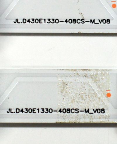 KIT DE LEDS ORIGINAL PARA TV SAMSUNG 2 PIEZAS / NUMERO DE PARTE BN96-60372A / JL.D430E1330-408CS-M_V08 / HBH HBH-H1 / 60372A / PANEL CY-BF043HGNV4H / DISPLAY V430DJ1-Q01 / BN96-59942A / MODELO UN43U8000FBXZA / UN43U8000FBXZA DD11 - Imagen 4