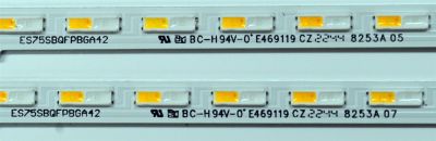 KIT DE LEDS ORIGINAL PARA TV SAMSUNG 4 PIEZAS / NUMERO DE PARTE BN96-54494A / ES75SBQFPBGA42 / 75Q60B / PANEL CY-QC075HGHV1H / DISPLAY ST7461D03-1 VER.2.1 / MODELO QN75Q60CAFXZA / QN75Q60CAFXZA CA05 - Imagen 2