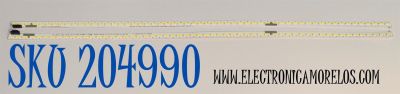 KIT DE LEDS ORIGINAL PARA TV LG 2 PIEZAS / NUMERO DE PARTE STL430AF3 / STL430AF3-L / STL430AF3-R / Y20_SSC_43_7020_LED_ARRAY_LEFT_REV00_190409 / Y20_SSC_43_7020_LED_ARRAY_RIGHT_REV00_190409 / PANEL ND430EQG-SBHR3 / DISPLAY DV430QUB-L2D /MODELO 43UA7500ZUA