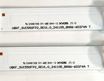 KIT DE LEDS ORIGINAL PARA TV SAMSUNG 2 PIEZAS / NUMERO DE PARTE BN96-60374A / SVC550FP2 / U8KF_SVC550FP2_REV1.0_241105_BN96-60374A T / 60374A / PANEL CY-BF055HGXV6H / CY-BF055HGXV1H / DISPLAY LC550EQC / MODELO UN55U7900FFXZA WC04 / UN55U7900FFXZA WA03 - Imagen 4