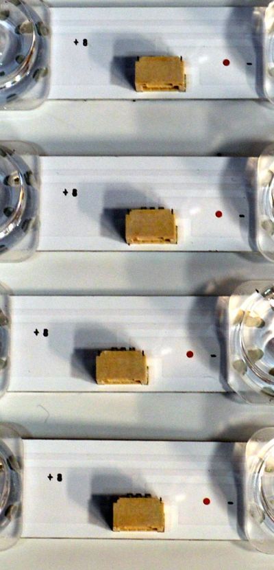 KIT DE LEDS ORIGINAL PARA TV TCL 4 PIEZAS / NUMERO DE PARTE 65HR332M13N01 / 65HR332M13N01 V0 / 65S11 PRO KSF / N0101-000652-A00 / LL2B08U0B / PANEL LVU650NDAL / DISPLAY JR645R3HA3L / MODELO 65Q51K - Imagen 4