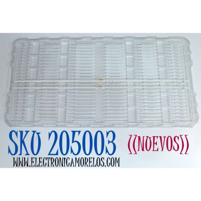 KIT DE LEDS ORIGINAL NUEVOS PARA TV SAMSUNG 2 PIEZAS / NUMERO DE PARTE BN96-50383A / LM41-00845A / L1_Q7060T_ES_DUM_S48(1)_R1.3_TC9_100 / 50383A / PANEL CY-RT055HGHV4H / MODELO QN55Q60TAFXZA / QN55Q60TAFXZA CD05