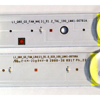 KIT DE LEDS ORIGINAL NUEVOS PARA TV SAMSUNG 42 PIEZAS / NUMERO DE PARTE BN96-48129A / BN96-48130A / LM41-00706A / LM41-00761A / L1_Q80_G5_FAM_LR4(2)_R1.0_SCH_100 / 48129A / 48130A / PANEL CY-TR075FLLV2H / MODELO QN75Q80RAFXZA - Imagen 3