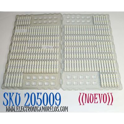 KIT DE LEDS ORIGINAL NUEVOS PARA TV SAMSUNG 42 PIEZAS / NUMERO DE PARTE  BN96-48129A / BN96-48130A / Q80-75LR-8EA-R00 / Q80-75M-12EA-R00 / Q80M / Q80LR / 48129A / 48130A / PANEL CY-TR075FLAV2H / CY-TR075FLLV2H / MODELO QN75Q80RAFXZA