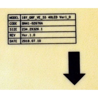 KIT DE LEDS ORIGINAL NUEVOS PARA TV SAMSUNG 10 PIEZAS / NUMERO DE PARTE BN97-14749A / BN41-02676A / 18Y_Q8F_VE_55 40LED VER1_0 / BN95-05351A / LS03 SD3BB / MODELO QN55Q8FNBFXZA / QN55Q8FNBVXZA - Imagen 3