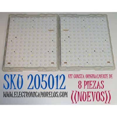 KIT DE LEDS ORIGINAL NUEVOS PARA TV SAMSUNG 8 PIEZAS / NUMERO DE PARTE BN96-50640A / BN96-50641A / 20Y_Q800T_65_A / 20Y_Q800T_65_B / BN41-02813A / BN41-02814A / LM41-00927D / LM41-00928D / 50640A / 50641A / MODELO QN65Q800TAFXZA / QN65Q850TAFXZA