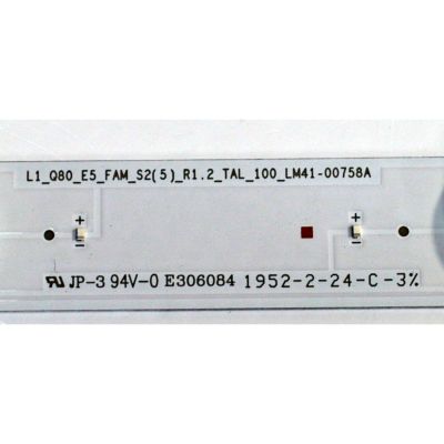 KIT DE LEDS ORIGINAL NUEVOS PARA TV SAMSUNG 20 PIEZAS / NUMERO DE PARTE BN96-48131A / LM41-00758A / L1_Q80_E5_FAM_S2(5)_R1.2_TAL_100_LM41-00758A / 48131A / PANEL CY-TR055FLLV2H / CY-TR055FLAV2H / MODELO QN55Q80RAFXZA / QN55Q80RAFXZA AA01 - Imagen 2
