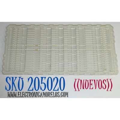 KIT DE LEDS ORIGINAL NUEVOS PARA TV SAMSUNG 2 PIEZAS / NUMERO DE PARTE BN96-52596A / LM41-01043B/C / L1_AU8/9K_F0 DFM_S56(1)_R1.2 V18_100 LM41-01043B/C / 52596A / PANEL CY-SA060HGSV1H / MODELO UN60AU8000 / UE60AU8000