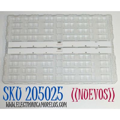KIT DE LEDS ORIGINAL NUEVOS PARA MONITOR SAMSUNG 2 PIEZAS / NUMERO DE PARTE BN96-48421A / 48421A / PANEL CY-PR490LLLV1F / CY-PR490LLLV2F / MODELO LC49RG90SSNXZA / LC49RG90SSNXZA FB02