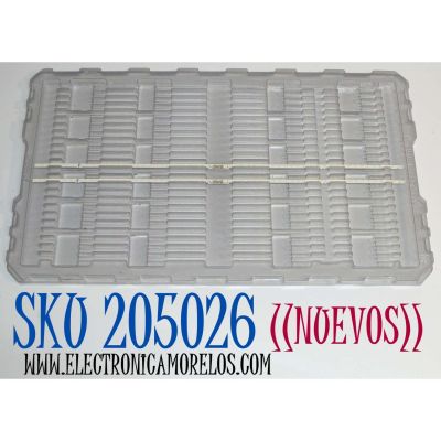 KIT DE LEDS ORIGINAL NUEVOS PARA TV SAMSUNG 2 PIEZAS / NUMERO DE PARTE S1Q7-500SM0-R0 / 58EA/BAR  / GS-ALZ / MODELO QN50Q60AAF / QE50Q60AAU