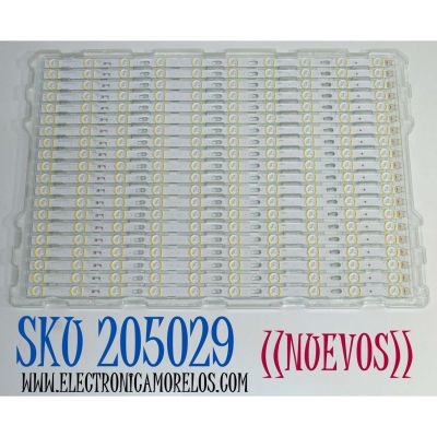 KIT DE LEDS ORIGINAL NUEVOS PARA TV SAMSUNG 20 PIEZAS / NUMERO DE PARTE BN96-50371A / V0Q8-550SM0-R0 / 50371A / PANEL CY-TT055FMLV4H / MODELO QN55Q80TAFXZA / QN55Q8DTAFXZA