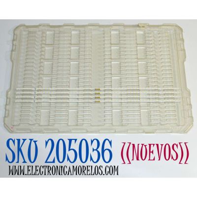 KIT DE LEDS ORIGINAL NUEVOS PARA TV SAMSUNG 4 PIEZAS / NUMERO DE PARTE BN96-52583A / BN96-52592A / LM41-01047A / C / L1_AU8/9K Q60A_H5_DFM S52(1)_R1.2 V1B_100 / PANEL CY-QA085HGAV1H / MODELO UN85DU7200DXZA / QN85LS03AAFXZA / QN85Q70AAGXUG /  QN85Q60AAPXPA