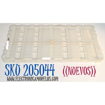 KIT DE LEDS ORIGINAL NUEVOS PARA TV SAMSUNG 2 PIEZAS / NUMERO DE PARTE BN96-46866A / LM41-00632A / L1-NU7.1/7.3 E8_CDM_S21(2) R1.0_S3L_100 / 46866A / PANEL CY-NN058HGPV1H / CY-NN058HGNV2H / MODELO UN58RU7100FXZA / UN58NU6080FXZA