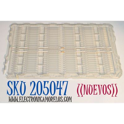 KIT DE LEDS ORIGINAL NUEVOS PARA TV SAMSUNG 2 PIEZAS / NUMERO DE PARTE BN96-50382A / STC500AD9 / Q60/70T_STC500AD9_7020_2IN1_BLUE_42LED_REV2.0_200302_BN96-50382A / 50382A / PANEL CY-RT050HGAV4H / MODELO QN50LS03 / LH50QMRABGCXGO / QN50Q6D / QN50Q60