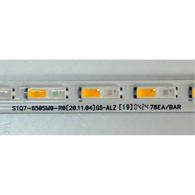 KIT DE LEDS ORIGINAL NUEVOS PARA TV SAMSUNG 2 PIEZAS / NUMERO DE PARTE S1Q7-650SM0-R0 / PANEL CY-QA065HGLV1H / MODELO QN65Q60AAFXZA / QN65Q6DAAFXZA - Imagen 3