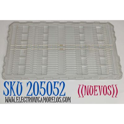 KIT DE LEDS ORIGINAL NUEVOS PARA TV SAMSUNG 2 PIEZAS / NUMERO DE PARTE S2Q6-500SM0-R1 / PANEL CY-QB050HHCV1H / MODELO QN50LS03BAFXZA / QN50LS03BAFXZA XA02
