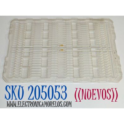 KIT DE LEDS ORIGINAL NUEVOS PARA TV SAMSUNG 2 PIEZAS / NUMERO DE PARTE S2Q6-430SM0-R0 / PANEL CY-QD043HHAV1H / DISPLAY T430QVN03.U / BN96-54612C / MODELO QN43Q60BAFXZA / QN43Q60AAF / QN43LS03DDFXZA