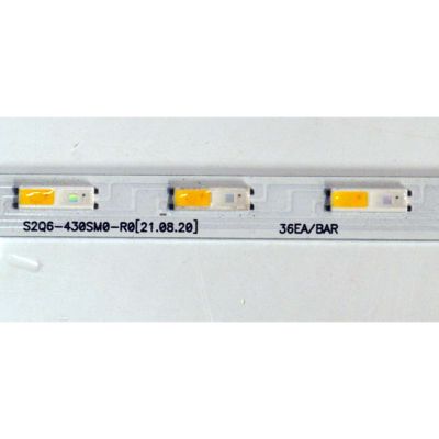 KIT DE LEDS ORIGINAL NUEVOS PARA TV SAMSUNG 2 PIEZAS / NUMERO DE PARTE S2Q6-430SM0-R0 / PANEL CY-QD043HHAV1H / DISPLAY T430QVN03.U / BN96-54612C / MODELO QN43Q60BAFXZA / QN43Q60AAF / QN43LS03DDFXZA - Imagen 2