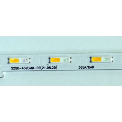 KIT DE LEDS ORIGINAL PARA TV SAMSUNG 2 PIEZAS / NUMERO DE PARTE S2Q6-430SM0-R0 / PANEL CY-QD043HHAV1H / DISPLAY T430QVN03.U / BN96-54612C / MODELO QN43LS03DDFXZA / QN43LS03DDFXZA AA01 - Imagen 2