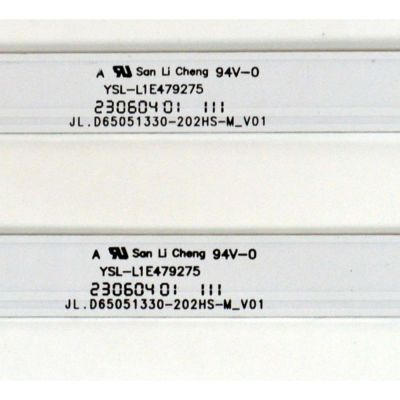 KIT DE LEDS ORIGINAL PARA TV VIZIO 8 PIEZAS / NUMERO DE PARTE JL.D65051330-202HS-M / JL.D65051330-202HS-M_V01 / F8QNB0000460AUXLB00G / PANEL V650DJ4-D03 REV.C2 / DISPLAY JR645R3HA1L / MODELO V655-J09 / V655-J09 LINIG2TY - Imagen 3