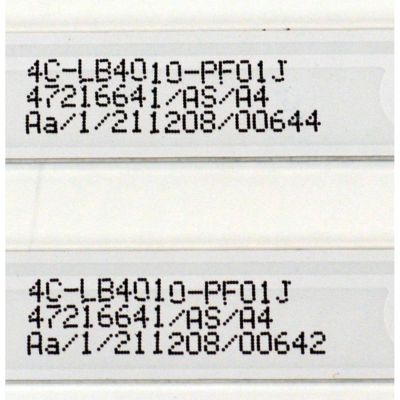KIT DE LEDS ORIGINAL PARA TV TCL 2 PIEZAS / NUMERO DE PARTE 01-40F8-D10-200613V1 / 4C-LB4010-PF01J / 47216641/AS/A4 / MODELO 40S331 / 40S351 - Imagen 3