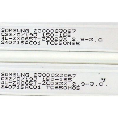 KIT DE LEDS ORIGINAL PARA TV PHILIPS 10 PIEZAS / NUMERO DE PARTE 303TC650074D / TCL65D06-ZC42AG-06D / 4L-ZX065T-ZC023X /240715AC01 / TC650M85 / PANEL LVU650CSDX E1077 / T8-65D6290-LPY001 / DISPLAY ST6451D06-3 VER.2.2 / MODELO 65PUL7973/F7 /65PUL7973/F7 A - Imagen 2