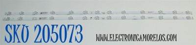 KIT DE LEDS ORIGINAL PARA TV TCL 2 PIEZAS / NUMERO DE PARTE 43V8EPRO-ZX3030A1 / 43V8EPRO-ZX3030A1-13X2-GX-V3-20240126-TJ / N0101-000508-A00 / 5628862A1 / 240716002 / 43S11PRO-CKD A  / PANEL LVU430NDAL / DISPLAY T430QVN03.G / MODELO 43S451