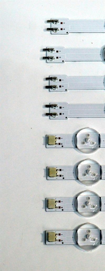 KIT DE LEDS ORIGINAL PARA TV SAMSUNG 8 PIEZAS / NUMERO DE PARTE BN96-46572A / BN96-46573A / V8DN-490SMB-R1 / V8DN-490SMA-R1 / 46572A / 46573A / PANEL CY-JN049BGLV1H / DISPLAY LSF490HN01-L07 / BN96-39225A / MODELO UN49J5290AF / HG49NJ477MF / UN49J5290AG  - Imagen 4