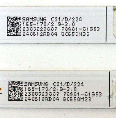 KIT DE LEDS ORIGINAL PARA TV VIZIO 6 PIEZAS / NUMERO DE PARTE 303HX650067CD / HFSX65D06-ZC42AG-16CD / 2300023007 / 70401-01953 / 240612AB04 / GC650M33 / PANEL BOEI650WQ1 / DISPLAY HV650QUB-F72 / MODELO V4K65M-0804 / V4K65M-0804 LBVF5JA - Imagen 2