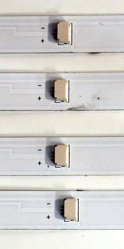 KIT DE LEDS ORIGINAL PARA TV PHILIPS 4 PIEZAS / NUMERO DE PARTE 303TC550071D / TCL55D14-ZC42G-10 / 4L-ZX055T-ZC018C / 2300022879 / 240411AB02 / TC550MA7 / PANEL LVU550CSDX E1006 / T8-55D6171-LPFY008 / DISPLAY ST5461D12-6 VER.2.2 / MODELO 55PUL7973/F7 - Imagen 2