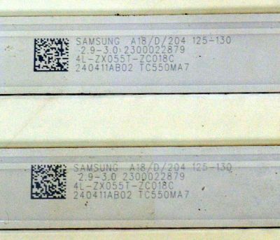 KIT DE LEDS ORIGINAL PARA TV PHILIPS 4 PIEZAS / NUMERO DE PARTE 303TC550071D / TCL55D14-ZC42G-10 / 4L-ZX055T-ZC018C / 2300022879 / 240411AB02 / TC550MA7 / PANEL LVU550CSDX E1006 / T8-55D6171-LPFY008 / DISPLAY ST5461D12-6 VER.2.2 / MODELO 55PUL7973/F7 - Imagen 4