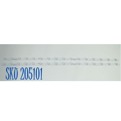 KIT DE LEDS ORIGINAL PARA TV HISENSE 2 PIEZAS / NUMERO DE PARTE BK50H1C / CRH-BK50H1C3030T021628F-REV1.2 / HD500H1U91-T0/2022122101/BK50H1C / 1304592500 / 28093200 / PANEL HD500H1U91-T0\ROH / DISPLAY CV500U2-L01 REV:02 / MODELO 50A6NV / 50A6NV 50A51HUV