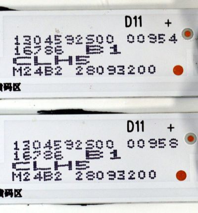 KIT DE LEDS ORIGINAL PARA TV HISENSE 2 PIEZAS / NUMERO DE PARTE BK50H1C / CRH-BK50H1C3030T021628F-REV1.2 / HD500H1U91-T0/2022122101/BK50H1C / 1304592500 / 28093200 / PANEL HD500H1U91-T0\ROH / DISPLAY CV500U2-L01 REV:02 / MODELO 50A6NV / 50A6NV 50A51HUV - Imagen 4