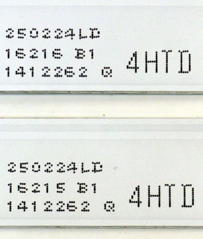 KIT DE LEDS ORIGINAL PARA TV HISENSE 2 PIEZAS / NUMERO DE PARTE HXLB24228 / HD550K1U62-T0L3+2024120401+LL-HXLB24228 / 250224LD / 1412262 / PANEL HD550K1U51-T0L3 / DISPLAY T550QVN10.0 / MODELO 55A5NV / 55A65NV - Imagen 4