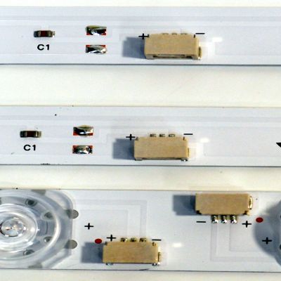 KIT DE LEDS ORIGINAL PARA TV TCL 3 PIEZAS / NUMERO DE PARTE 43HR332M08A1 / 43HR332M10B1 / 43HR332M08A1 V3 / 43HR332M10B1 V4 / 43LJ 10X1 B -C01 / 43LJ 8X2 A-C01 / LK2AB10U2B / B0101-001404-C00 / PANEL LVU430NDJL / DISPLAY PT430GT03-1 / MODELO 43S551G - Imagen 2