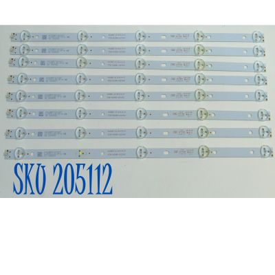 KIT DE LEDS ORIGINAL PARA TV DAEWOO 8 PIEZAS / NUMERO DE PARTE 4708-K420WD-A3213K01 / K420WD7 A3 / 471R1P79 / K420WD716C027 / X-C55-L06-YF16 / PANEL LC430DUY-SHA1 / DISPLAY LC430DUY (SH)(A1) / MODELO L43R6300KN