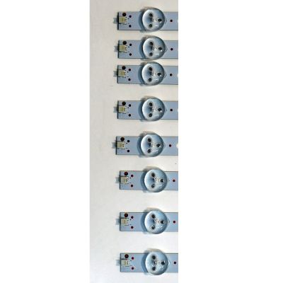 KIT DE LEDS ORIGINAL PARA TV DAEWOO 8 PIEZAS / NUMERO DE PARTE 4708-K420WD-A3213K01 / K420WD7 A3 / 471R1P79 / K420WD716C027 / X-C55-L06-YF16 / PANEL LC430DUY-SHA1 / DISPLAY LC430DUY (SH)(A1) / MODELO L43R6300KN - Imagen 2