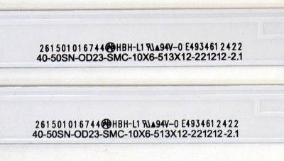 KIT DE LEDS ORIGINAL PARA TV SONY 10 PIEZAS / NUMERO DE PARTE 261501016744 / 40-50SN-OD23-SMC-10X6-513X12-221212-2.1 / 70401-01722 LS50PAC / SVB500ALS / N5L2R30D / PANEL BOEI500WQ1 / DISPLAY HF500QUB-F2L / MODELO KD-50X77L / KD50X77L - Imagen 3