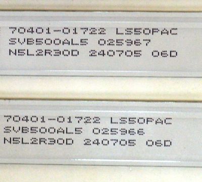 KIT DE LEDS ORIGINAL PARA TV SONY 10 PIEZAS / NUMERO DE PARTE 261501016744 / 40-50SN-OD23-SMC-10X6-513X12-221212-2.1 / 70401-01722 LS50PAC / SVB500ALS / N5L2R30D / PANEL BOEI500WQ1 / DISPLAY HF500QUB-F2L / MODELO KD-50X77L / KD50X77L - Imagen 4