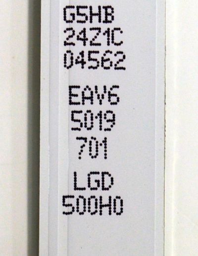 KIT DE LEDS ORIGINAL PARA TV LG 6 PIEZAS / NUMERO DE PARTE EAV65019701 / SSC_Y21 SLIM TRIDENT 50NANO75_S / SSC_Y21 SLIM TRIDENT 50NANO75_LGD_PTN0.6_REV00_210106 / LGD500H0 / PANEL NC500TQG-AAKP1 / MODELO 50NANO75SPA / 50NANO75SPA.BWMYLJM - Imagen 4